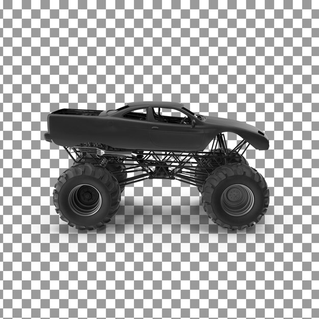 PSD psd 3d monster truck em fundo isolado e transparente