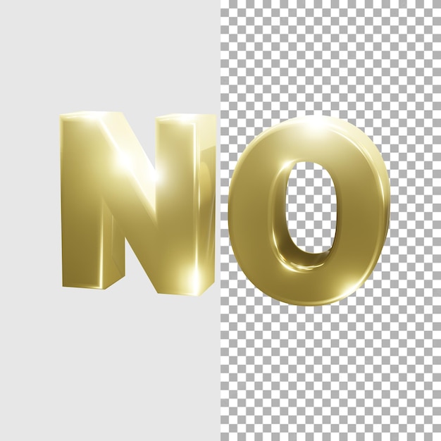 PSD psd 3d no renderização de texto dourado vista frontal