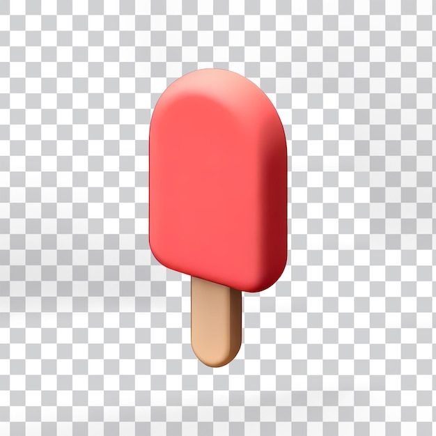 Psd 3d paleta icono verano png descargar