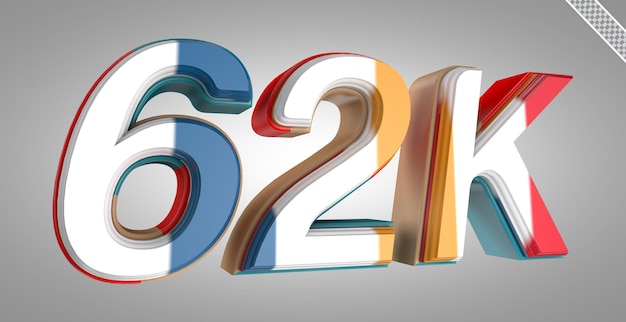 PSD 3d render 62k seguidores