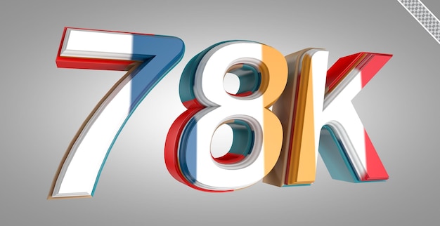 PSD 3d render 78k seguidores