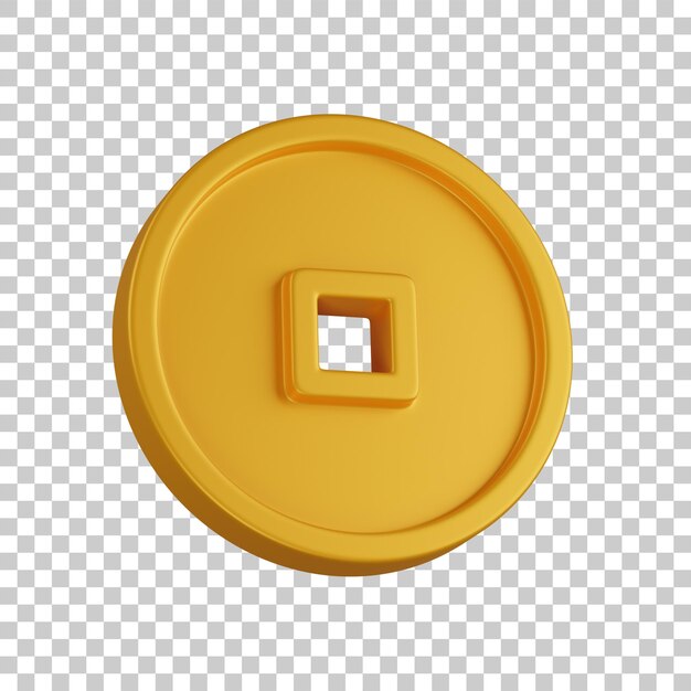 PSD 3d render ilustración de pilas de monedas doradas de estados unidos