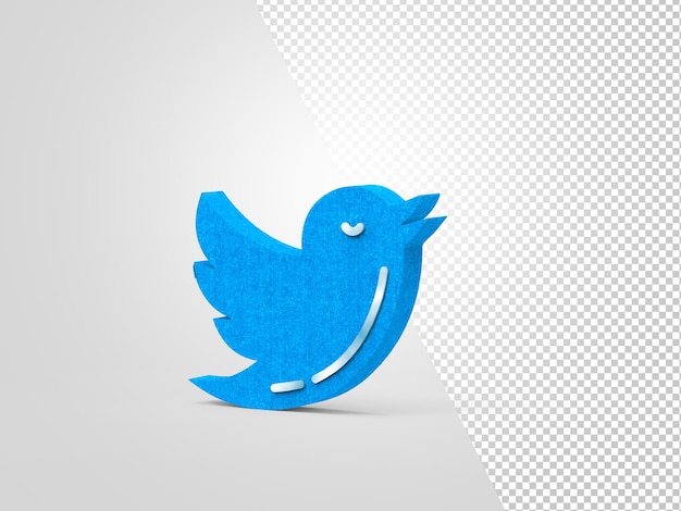 PSD 3d rendert Social-Media-Icons-Logo