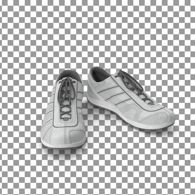 PSD 3D Sneakers auf isoliertem und transparentem Hintergrund