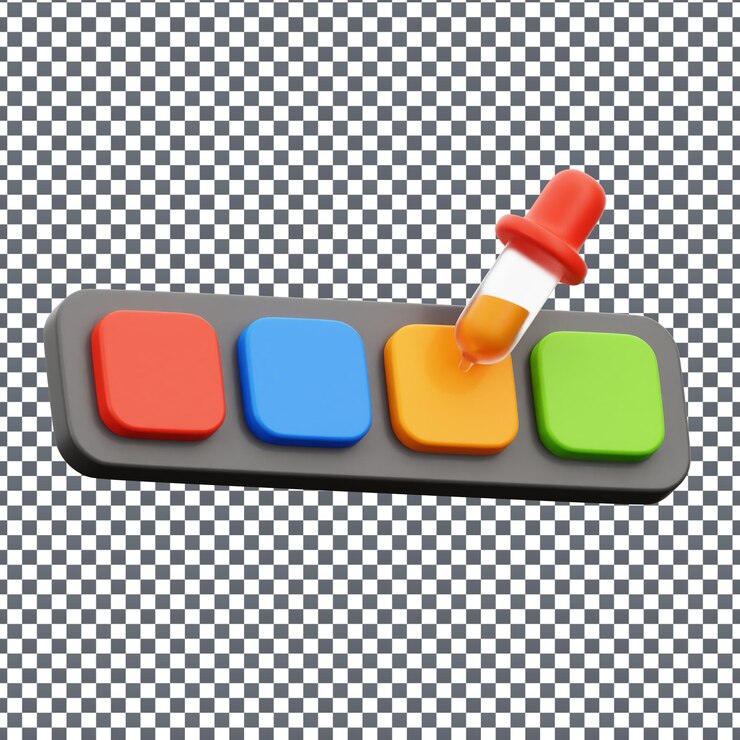 PSD psd 3d soren button icon on isolated and transparent background