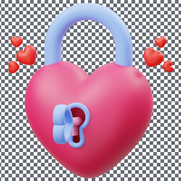 PSD 3D-Sperr-Symbol auf isolierter und transparenter Hintergrund
