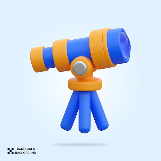 PSD 3D-Teleskop-Symbol