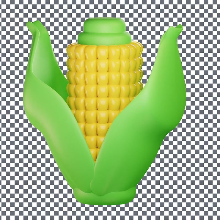PSD psd 3d vegetables icon on isolated and transparent background