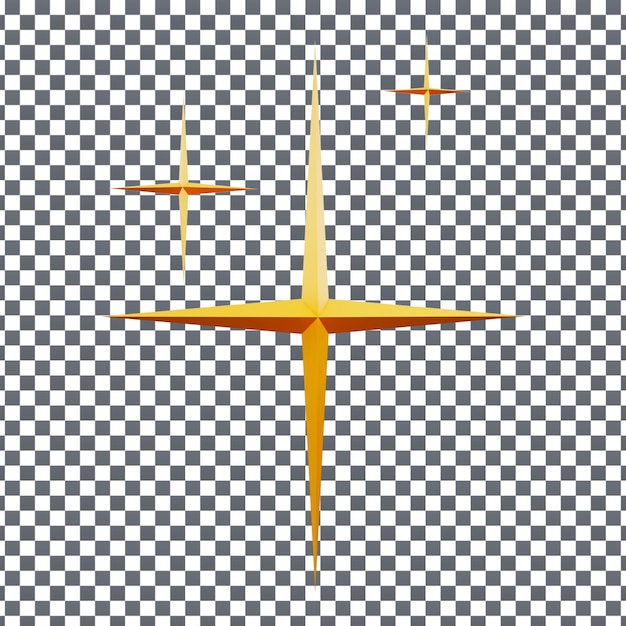 PSD psd 3d weihnachtsstern-symbol auf isolierten und transparenten hintergrund