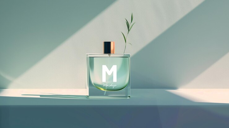 PSD a bottle of perfume Mockup