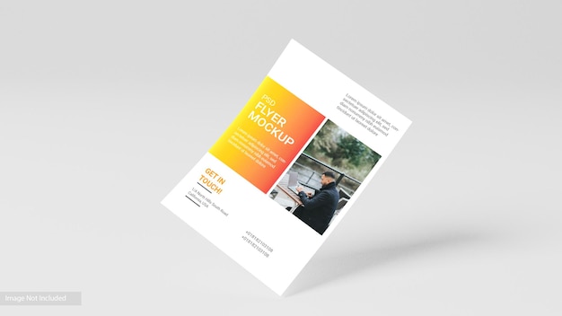 PSD a4-Flyer-Modell