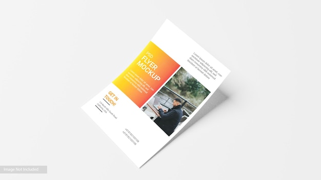 PSD a4-Flyer-Modell