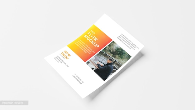 PSD a4-Flyer-Modell