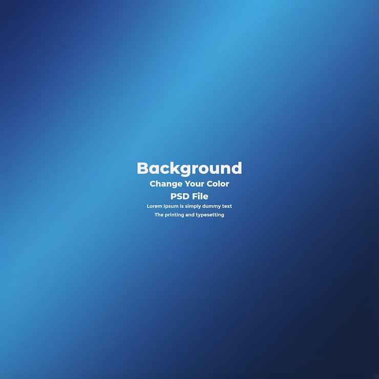 PSD psd abstract blauer gradient-hintergrund leere blaue textur