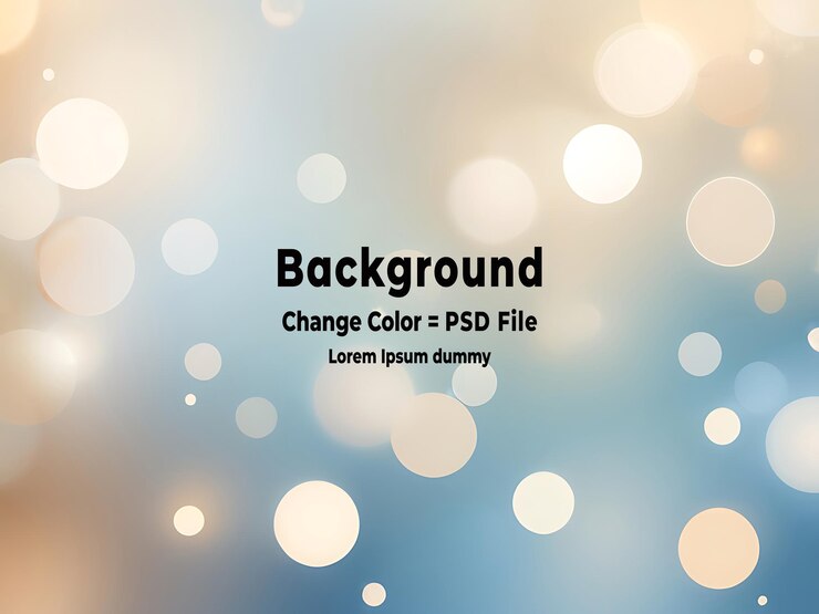 PSD psd-abstract-bokeh-lichter-hintergrundvektorillustration
