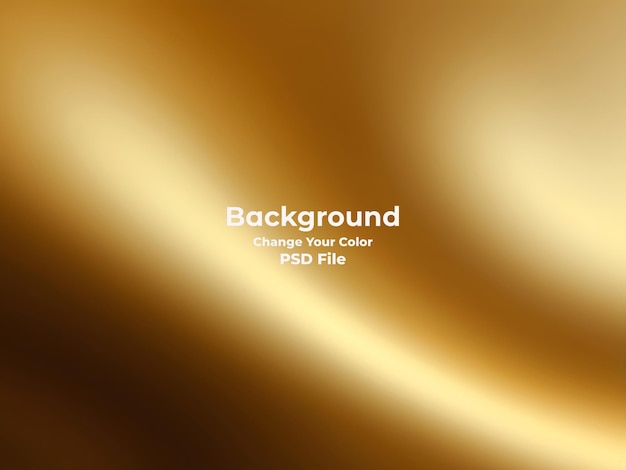 PSD psd abstract fundo de gradiente dourado parece uma parede de ouro com textura borrada moderna