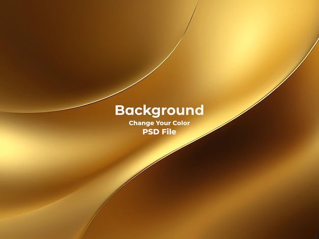 PSD psd abstract fundo de gradiente dourado parece uma parede de ouro com textura borrada moderna