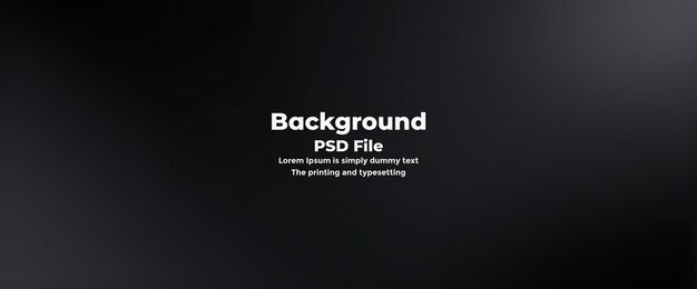 PSD Abstract fundo de gradiente preto vazio textura escura papel de parede de sala de estúdio