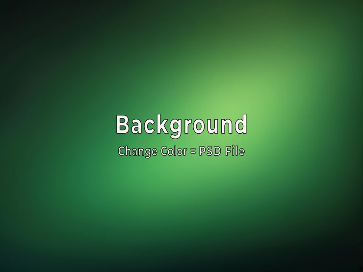 PSD psd abstract fundo verde desfocado com bordas escuras