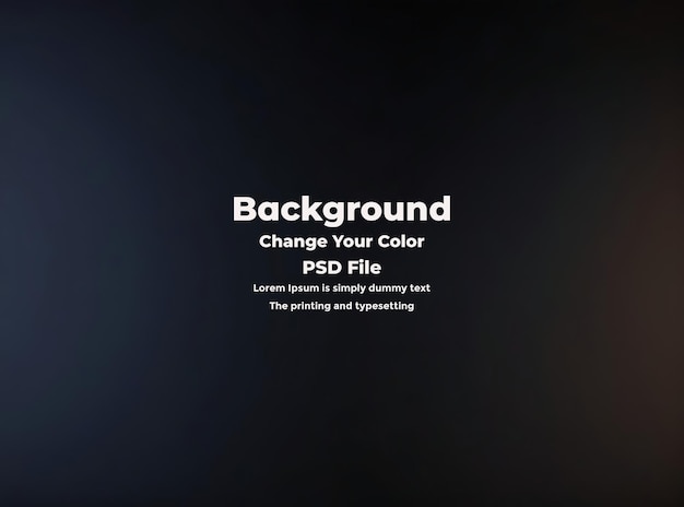 PSD Abstract schwarzer Gradient-Hintergrund leere dunkle Textur Studio-Zimmer-Tapeten