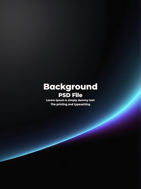 PSD Abstract schwarzer Gradient-Hintergrund leere dunkle Textur Studio-Zimmer-Tapeten