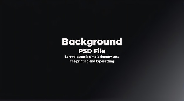 PSD Abstract schwarzer Gradient-Hintergrund leere dunkle Textur Studio-Zimmer-Tapeten
