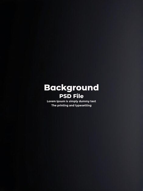 PSD Abstract schwarzer Gradient-Hintergrund leere dunkle Textur Studio-Zimmer-Tapeten