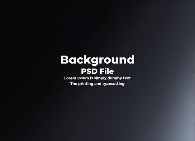 PSD Abstract schwarzer Gradient-Hintergrund leere dunkle Textur Studio-Zimmer-Tapeten