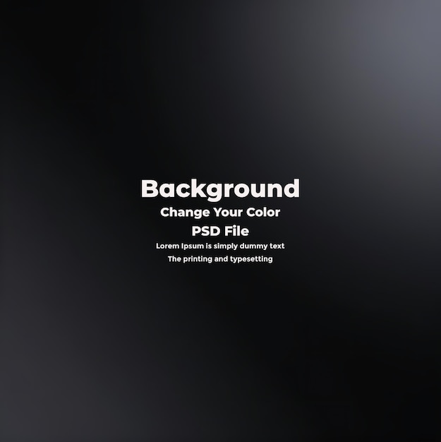 PSD Abstract schwarzer Gradient-Hintergrund leere dunkle Textur Studio-Zimmer-Tapeten