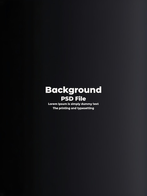 PSD Abstract schwarzer Gradient-Hintergrund leere dunkle Textur Studio-Zimmer-Tapeten