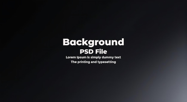 PSD Abstract schwarzer Gradient-Hintergrund leere dunkle Textur Studio-Zimmer-Tapeten