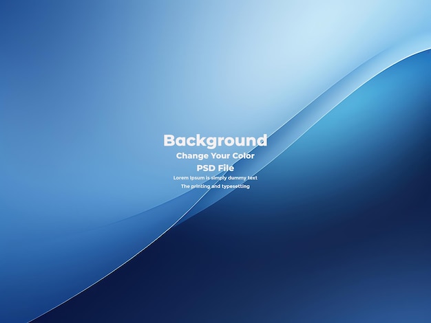 PSD Abstract sfondo a gradiente blu consistenza blu vuota