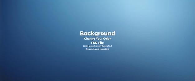 PSD Abstract sfondo a gradiente blu consistenza blu vuota
