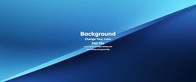 PSD Abstract sfondo a gradiente blu consistenza blu vuota