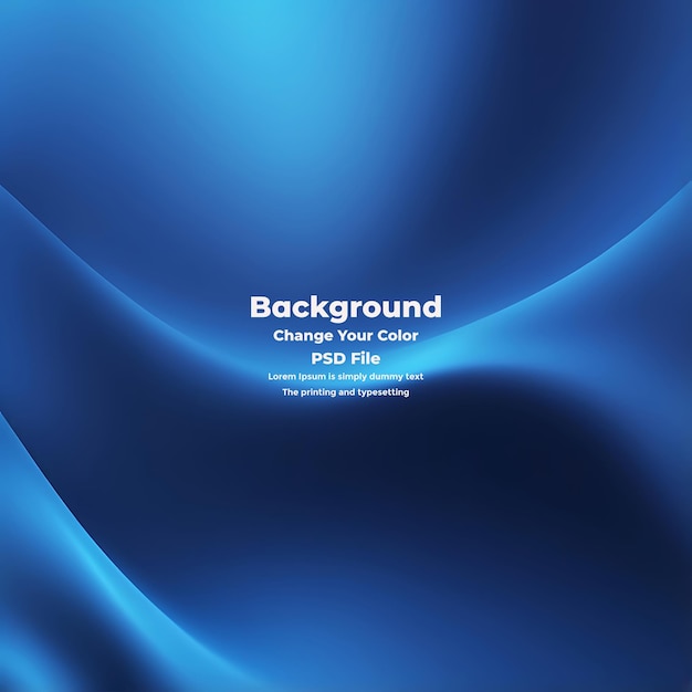 PSD Abstract sfondo a gradiente blu consistenza blu vuota
