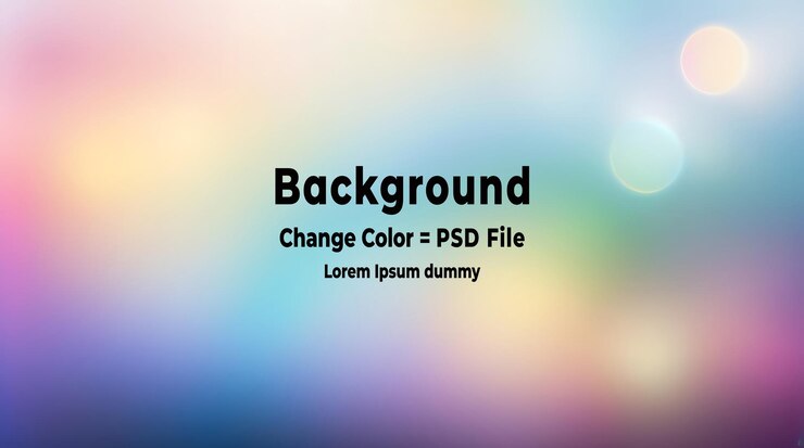 PSD psd abstract sfondo bokeh morbido e colorato