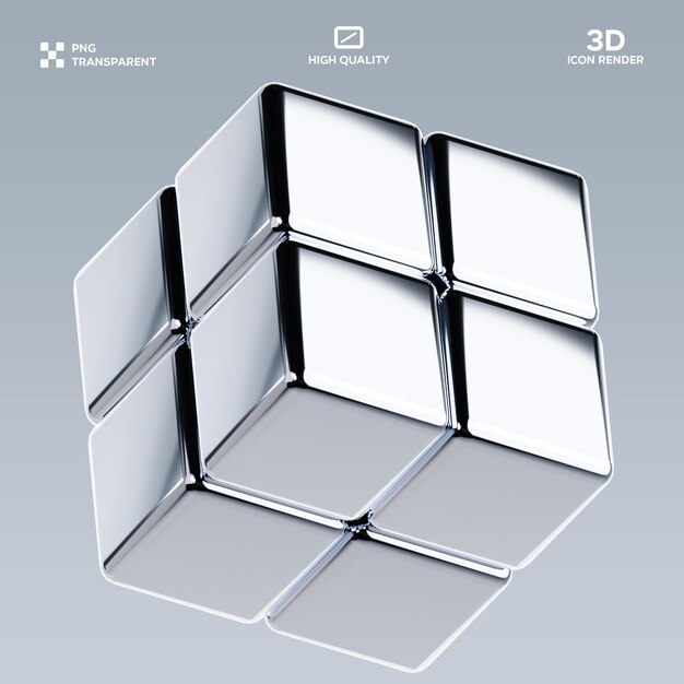 PSD Abstract shape 3D Illustration