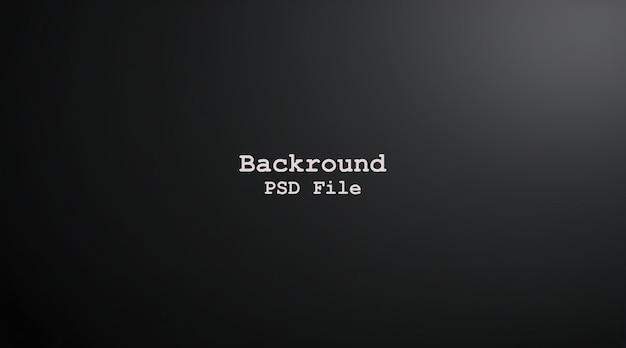 PSD psd abstracto fondo de gradiente negro vacío fondo de sala de estudio de color negro