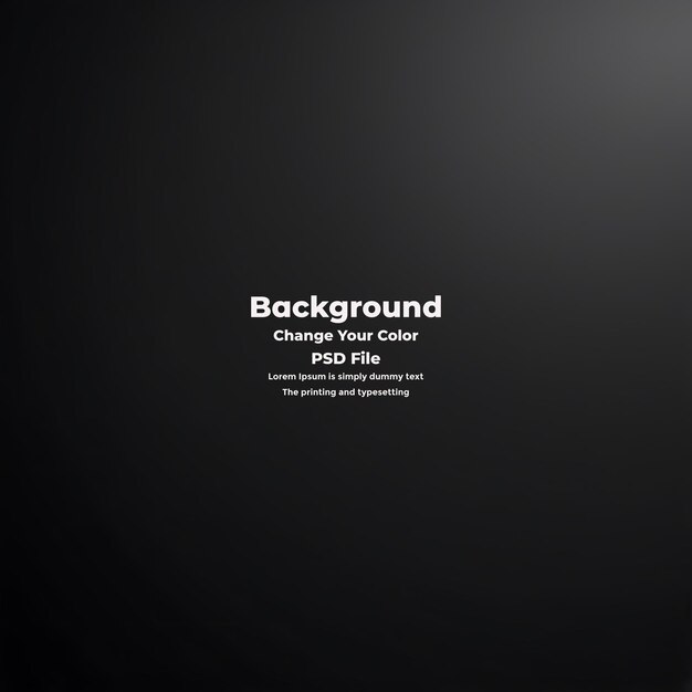 PSD Abstracto fondo de gradiente negro vacío papel tapiz de textura oscura