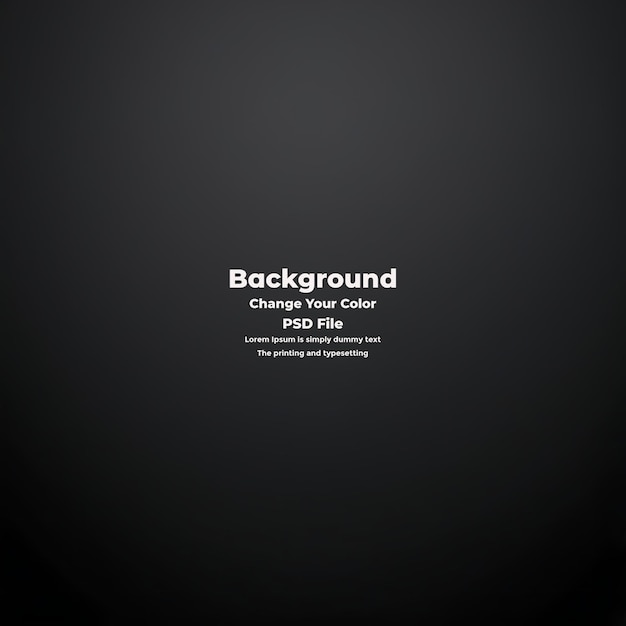 PSD Abstracto fondo de gradiente negro vacío papel tapiz de textura oscura