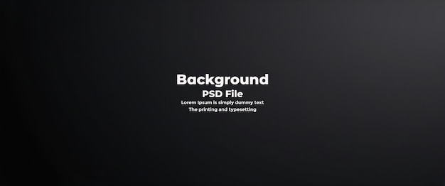 PSD Abstracto fondo de gradiente negro vacío textura oscura papel tapiz de la sala de estudio
