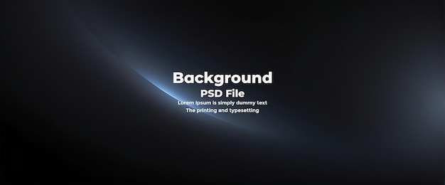 PSD Abstracto fondo de gradiente negro vacío textura oscura papel tapiz de la sala de estudio