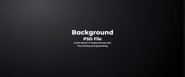 PSD Abstracto fondo de gradiente negro vacío textura oscura papel tapiz de la sala de estudio