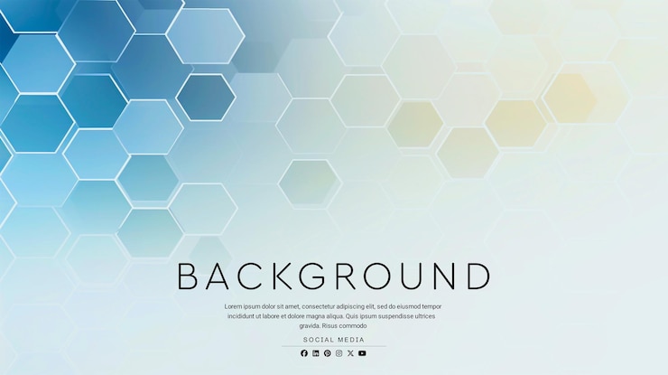 PSD psd abstracto fondo hexagonal tecnología diseño poligonal minimalismo futurista digital vector
