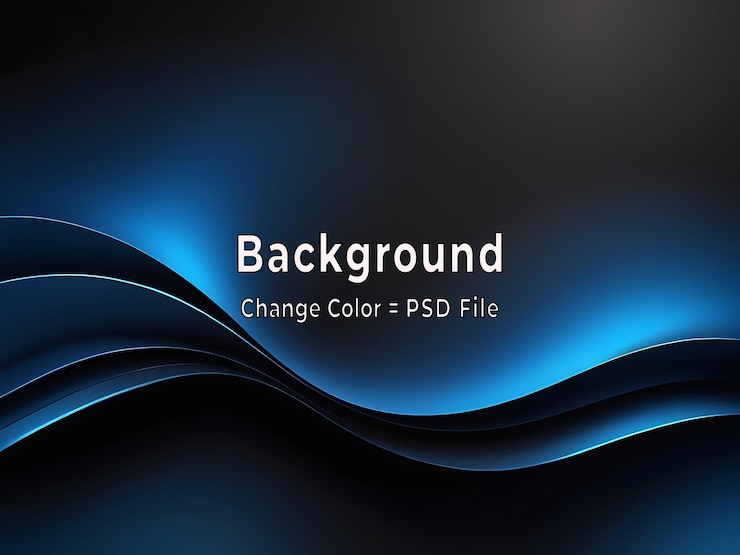PSD psd abstracto negro azul gradiente textura de fondo estudio de lujo papel tapiz suave oscuro