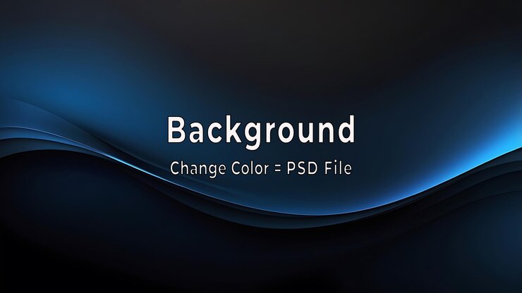 PSD psd abstracto negro azul gradiente textura de fondo estudio de lujo papel tapiz suave oscuro