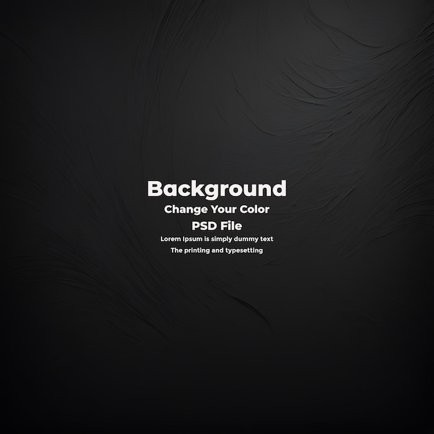 PSD Abstrak latar belakang gradien hitam kosong wallpaper tekstur gelap