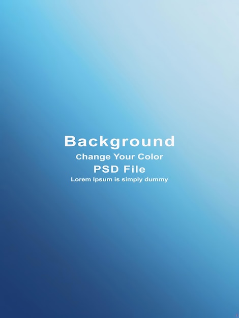 PSD Abstrakt blauer Gradient-Hintergrund sieht modern aus verschwommene texturierte blaue Tapete