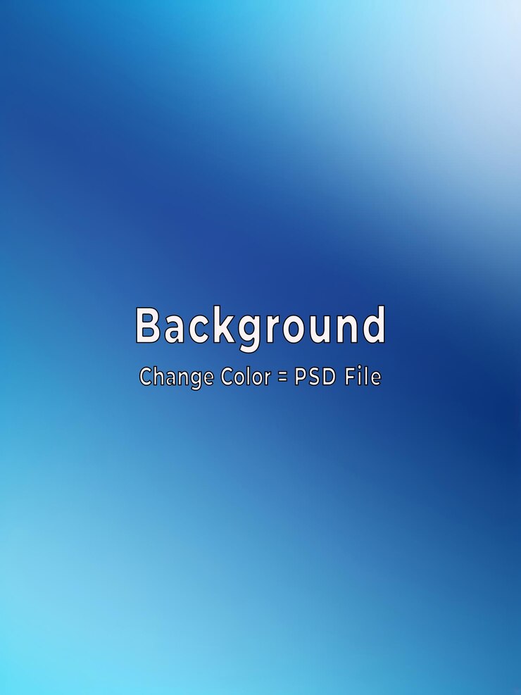 PSD psd abstrakt blauer gradient-hintergrund sieht modern aus verschwommene texturierte blaue tapete
