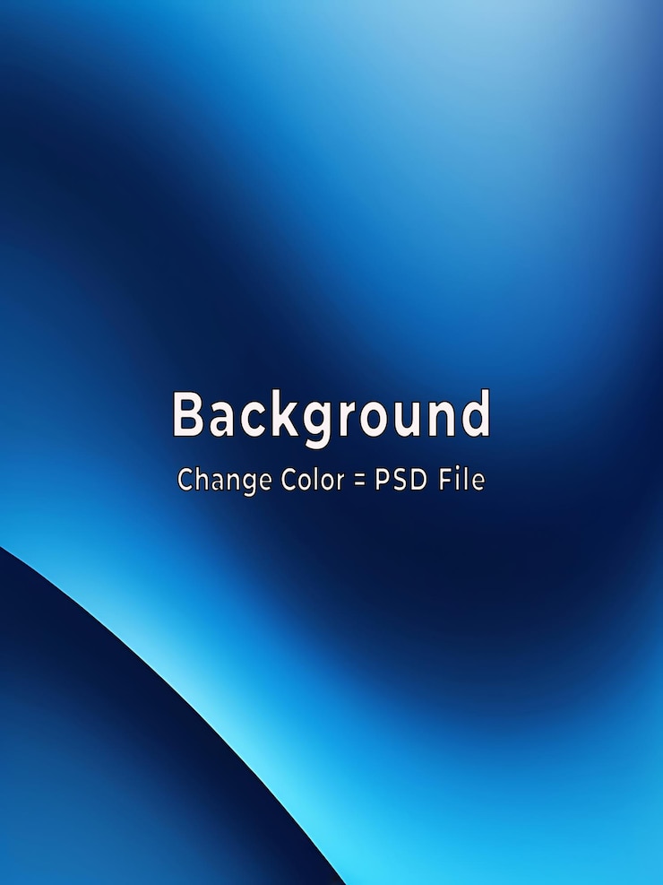 PSD psd abstrakt blauer gradient-hintergrund sieht modern aus verschwommene texturierte blaue tapete